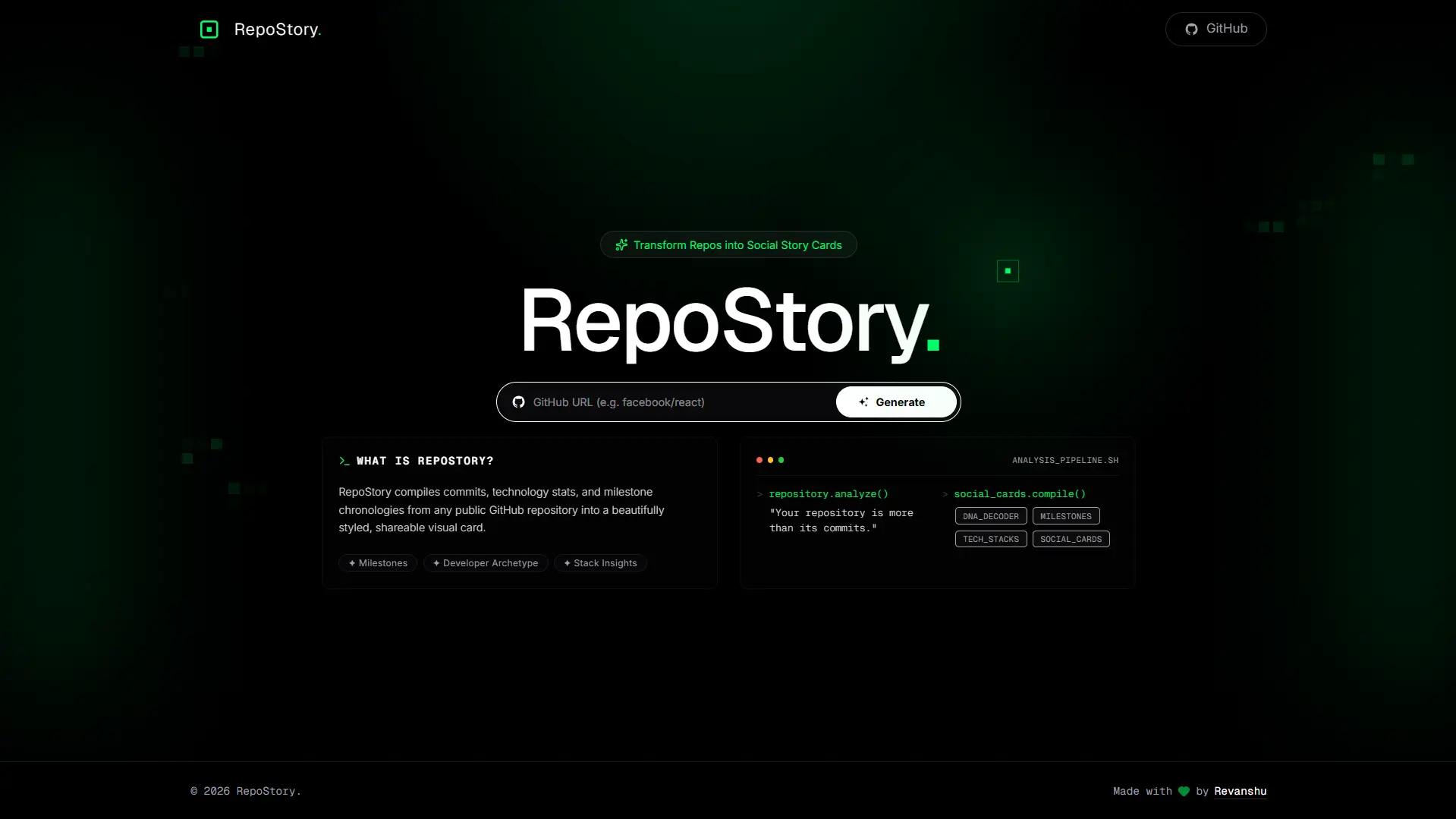 RepoStory screenshot 2